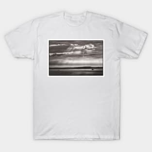 Sunrise over the Scares - a group of rocks in Luce bay near Mull of Galloway, Scotland T-Shirt